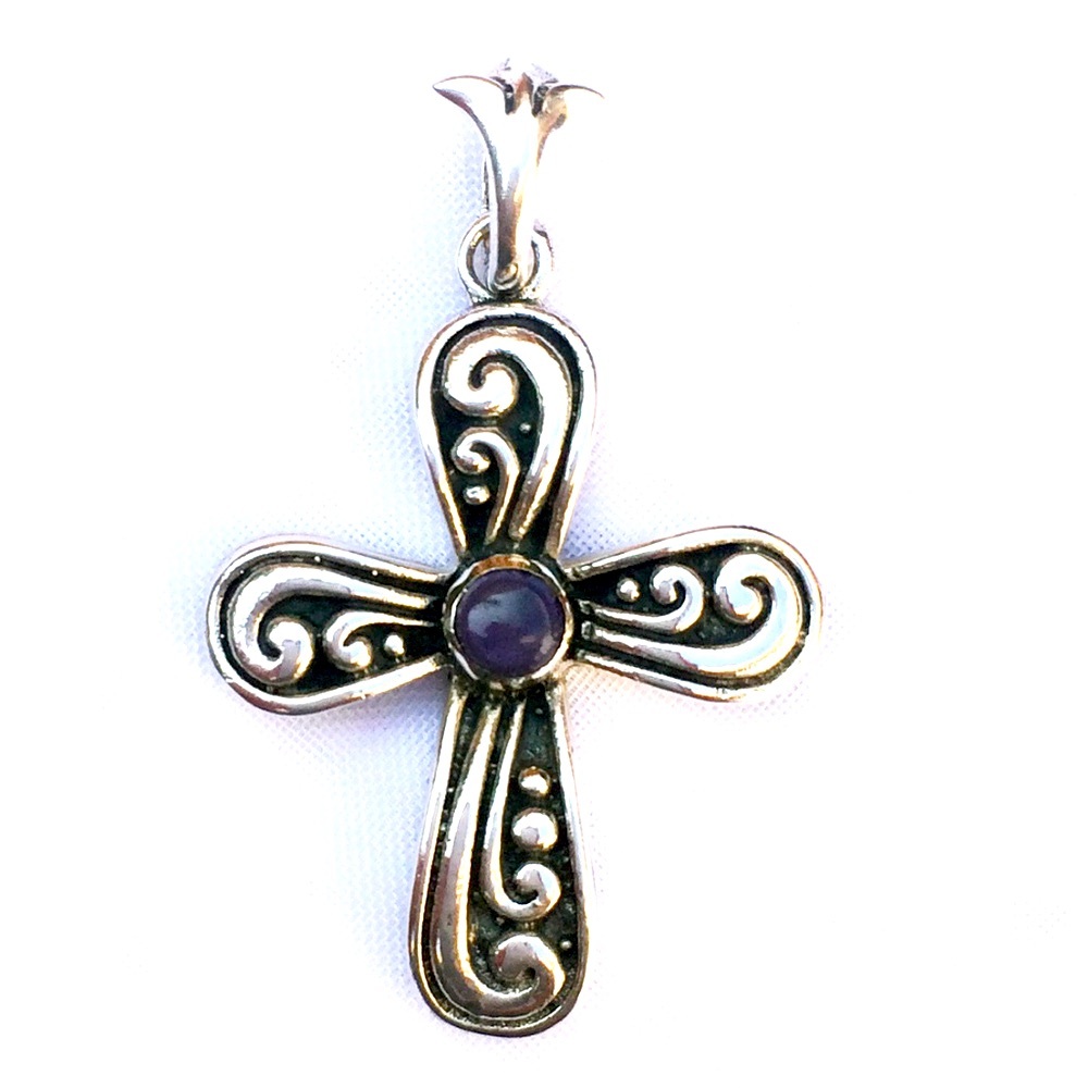 Sterling Silver 925 Cross Pendant